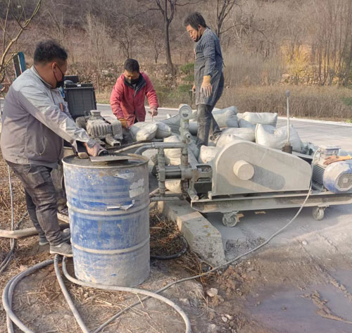 青阳路面下沉注浆